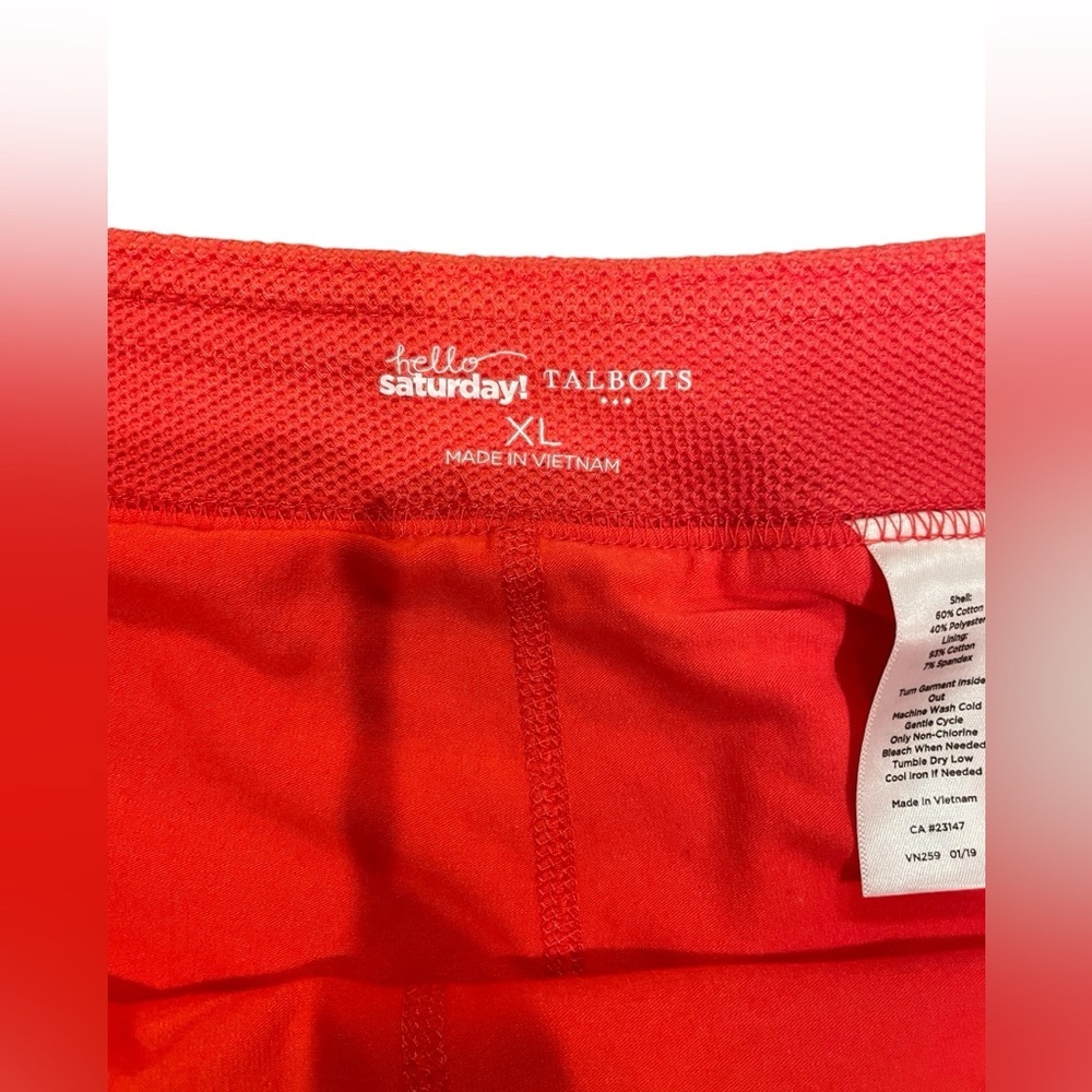 Talbots - Hello Saturday! Pink Knit Skort - Picture 2 of 6